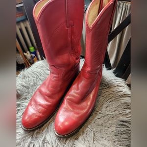 Justin Red Cowboy Boots